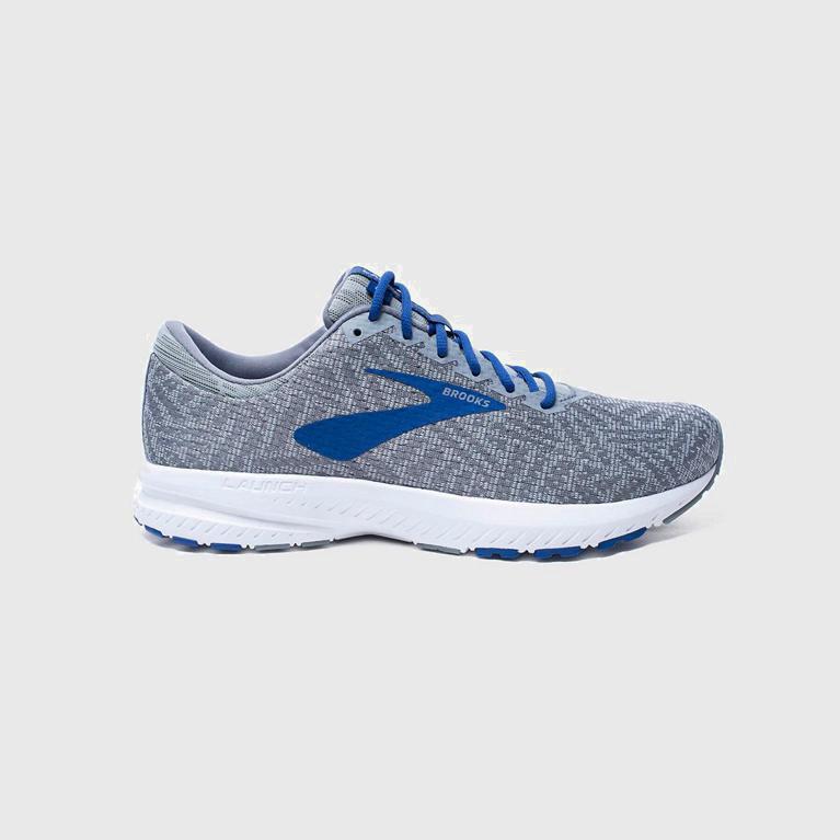 Brooks Launch 6 Men's Road Running Shoes UK Sale - Blue (MHXTO6709)